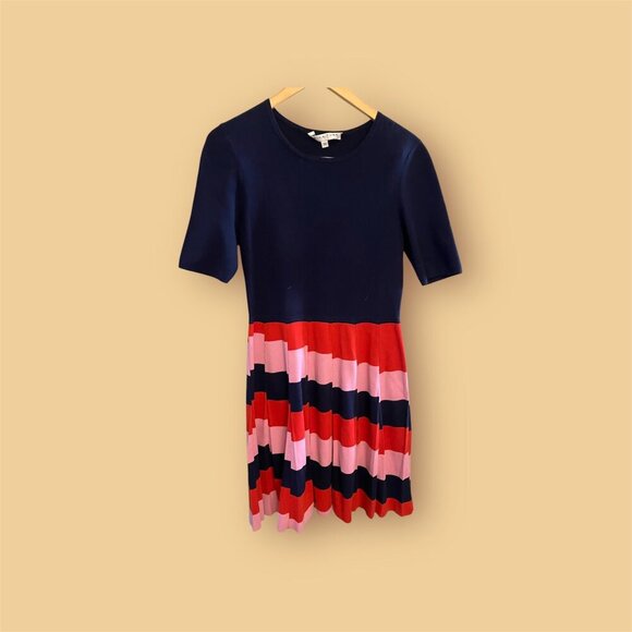 Trina Turk Striped Sweater Dress - Picture 1 of 7
